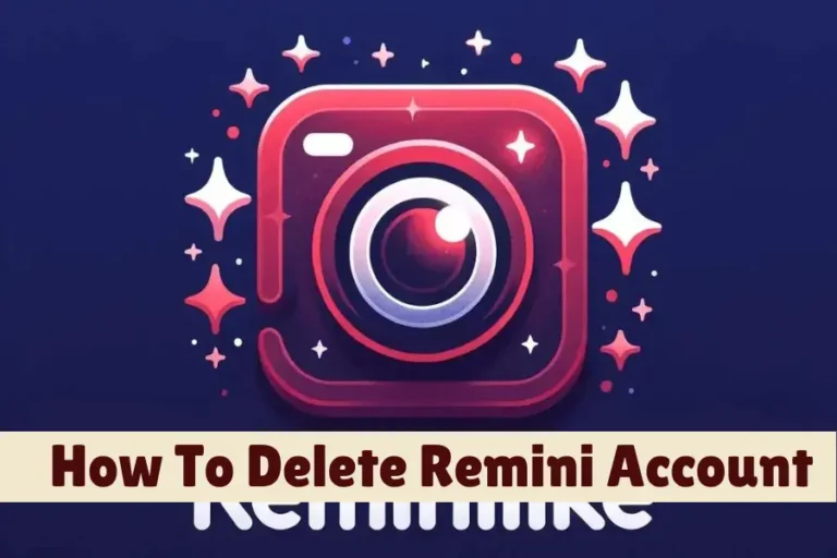 How To Delete Remini Account