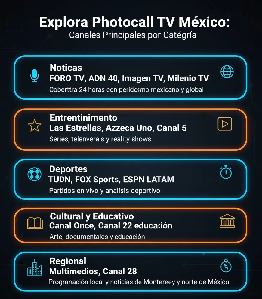 Canales Destacados por Categoría