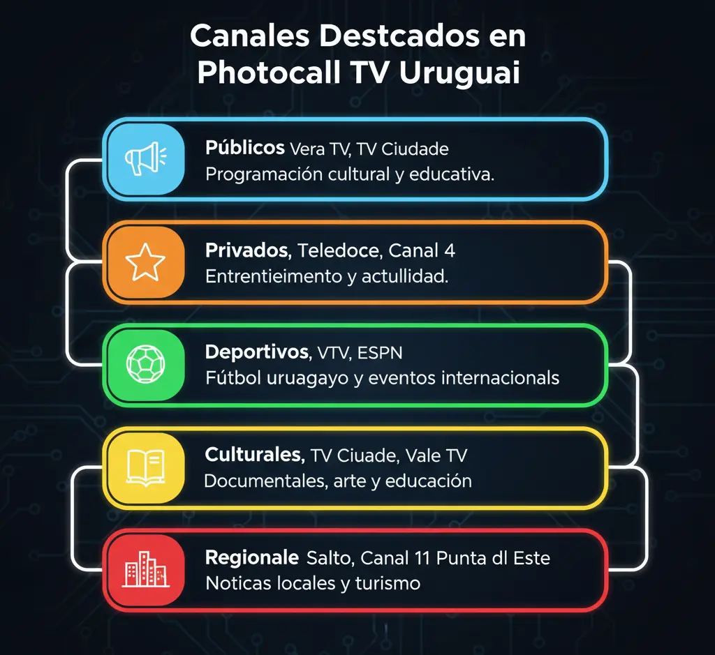 Canales Destacados por Photocall TV Uruguay