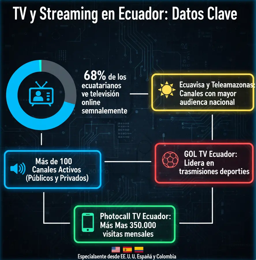TV y Streaming en Ecuador
