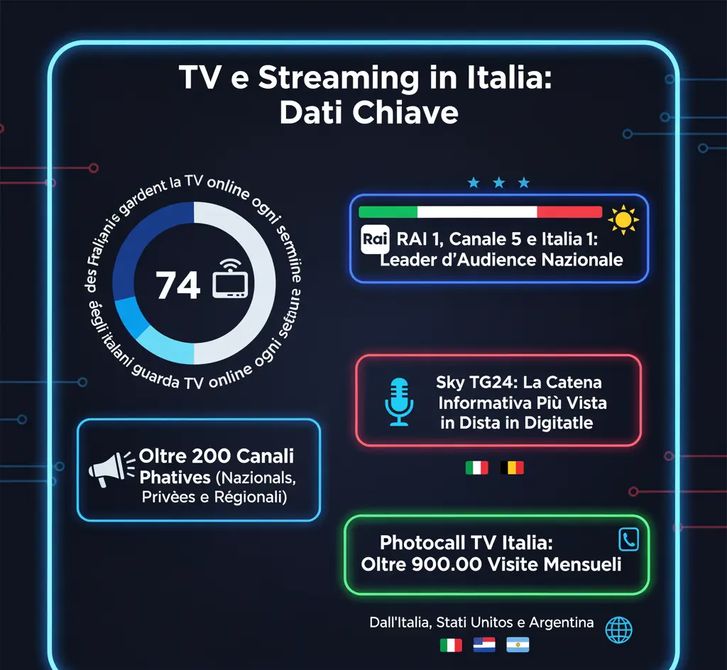 TV y Streaming en Italia